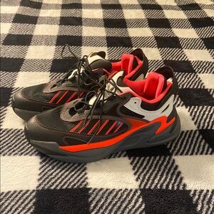 adidas OXMORPH/Black Solar Men's Sneakers - Black, Orange, White